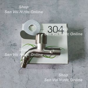 Vòi nước vòi tay gạt Inox SUS304 cao cấp Lõi ty đồng nước xả siêu mạnh nhanh chóng với phi 21 dễ dàng lắp đặt
