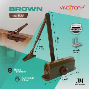 Vincitory Door Closer Hold Open 90 Derajat Tahan Berat Pintu Hingga 65 Kg | 575 583