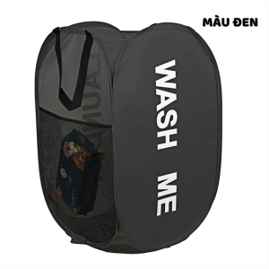 [Hàng Có Sẵn] Giỏ Đựng Đồ Giặt Gấp Gọn Giỏ Đựng Quần Áo Bẩn Quần Áo Phòng Tắm Túi Lưới Giỏ Treo Tường Gia Dụng Thùng