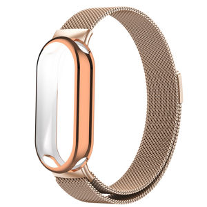 Dây đeo Milanese Loop + Vỏ TPU cho Xiaomi Smart Band 10 Dây đeo bằng thép không gỉ cho Xiaomi Mi Band 10 9 NFC Phụ kiện vòng đeo tay kim loại