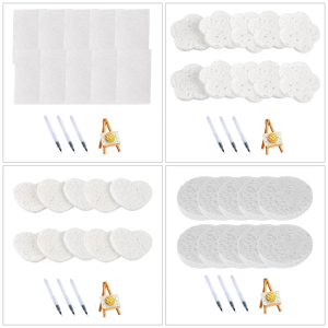 3D Foam Painting Set with 10 Texture Papers 3 Brushes Magical Puffing Drawing Paper For Family Children Crafting Activity