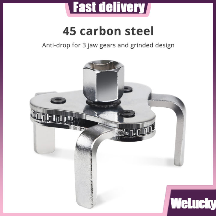 3 Jaw Adjustable Oil Filter Wrench Tool For Auto Car Repair Adjustable