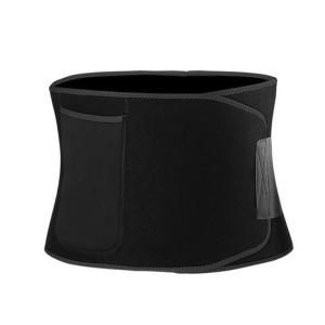 Adjustable Slimming Belt Sweat Belt for Men and Women Neoprene Waist Trainer Corset Waist Band with Pocket Design