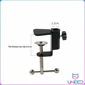 Need Black C-Clamp Desktop Lamp Cantilever Bracket Clamp Mounting Bracket for Desktop Lamp