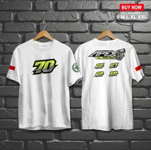 BAJU KAOS DISTRO APEX RACING / KAOS PREMIUM / KAOS PRIA / KAOS BALAP