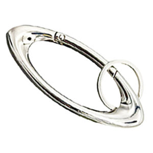 New Carabiner Metal Keychain Pendant/Double Star Oval Keychain Fashion Belt Buckle Decor