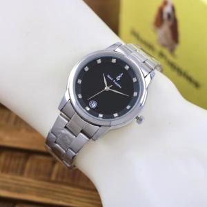 JAM TANGAN FASHION WANITA HUSH PUPPIES HNP-5134 RANTAI STAINLESS STEEL ANTI AIR / JAM TANGAN WANITA TANGGAL AKTIF / JAM TANGAN KASUAL WANITA / JAM TANGAN WANITA DEWASA FREE BOX DAN BATERAI CADANGAN