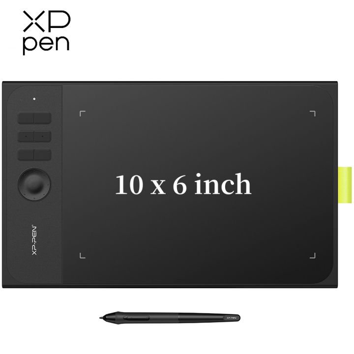 XPPen Star 06C Digital Graphics Tablets 10 x 6.25 inch Large work area with 6 shortcut keys and