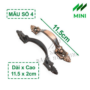 Tay nắm cửa tủ ngăn kéo bàn ngăn kéo tủ xi màu đồng (1 Chiếc)