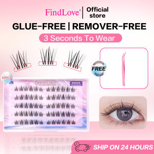 [No Glue Need]PRAECLARUS Crown Self Adhesive Eyelashes C Curl 12mm False Eyelashes Reusable Glue Free Eyelash Diy Eye Lashes Extension Set For Beginner No Glue Needed Lashes