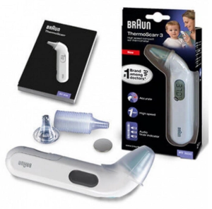 Nhiệt Kế Đo Tai Braun ThermoScan 3 Braun IRT 3030 | Chính Hãng