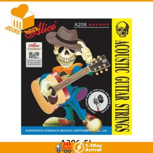 Alice Acoustic Guitar Strings 6 Pcs/Set Musical Instrument Guitar Parts 206/406/407C/435C
