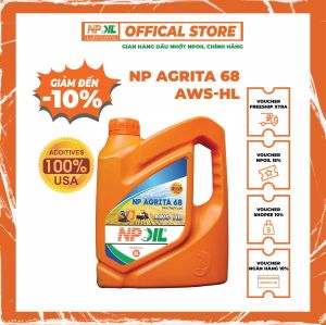 Dầu Thuỷ Lực Máy Nông Nghiệp NP AGRITA 68 HM/HL - CAN 6 LÍT