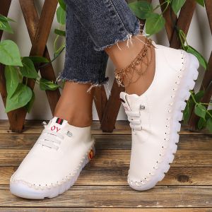 Free Shipping 26 Autumn New Casual WomenS Shoes With Soft Rubber Soles Hand-Stitched For Middle-Aged And Elderly Women Available In Stock