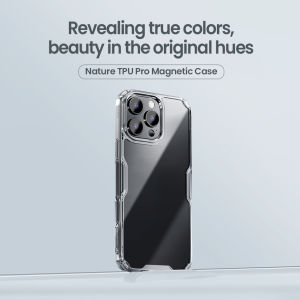 Nillkin Luxury Soft Silicone Case for iPhone 16 Pro Max Phone Cases Transparent TPU + PC Silicone Clear Shockproof Back Cover
