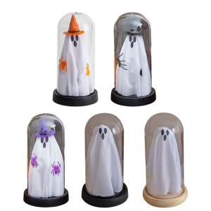 Glowing ABS Witch Hat Hanging Night Light Mysterious Halloween Atmosphere Creator LED Lights for Indoor Outdoor Use