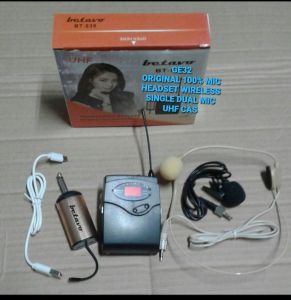 G32 original 100% Mic Wireless UHF PRO AUDIOheadset bando mik wireles betavo Single receiver cas pro