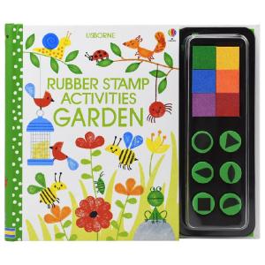 milumilu Usborne Rubber Stamp Activities Garden  Childrens English activity game book