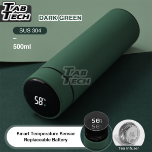 Stainless Steel Thermos Tumbler Digital Temperature Bottle 500ml Hot & Cold Coffee Tea Cup Mug Gift