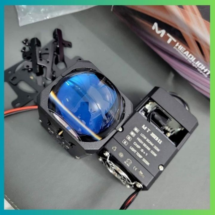 Đèn bi pha 1.8 - MT Headlight( Kèm nguồn 3 relay tích hợp mạch passing ...