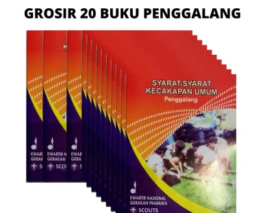 Grosir 20 pcs buku SKU Pramuka Penggalang kertas HVS