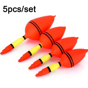 CHENJIE 5pcs/set Bobber Luminous Eva Foam Light Stick Fishing Night Float Ball Boia