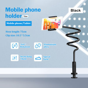 3-in-1 Desktop Stand Built-in Power Supply | Portable Design | Bluetooth 5.3 Speaker with Charging Feature Phone Holder