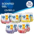 Ambi Pur Room Fresh Gel Fresh Air Refreshing Gel Relaxing 180gx2 Value Pack (Lavender / Lemon / Downy / Lemongrass / Rose / Spring Bloom / Fresh Field). 