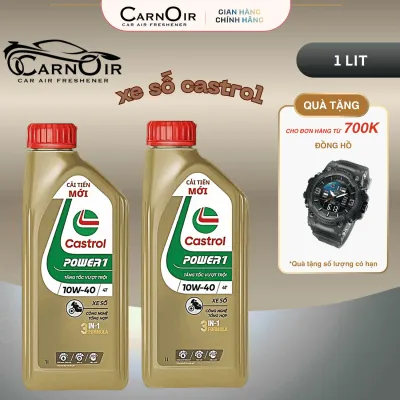 Castrol POWER1 4T 10W-40 – Dầu nhớt mạnh mẽ cho xe ga & xe số - Bảo vệ động cơ với Castrol POWER1 4T