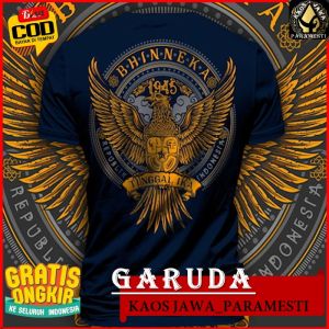 KAOS GARUDA INDONESIA BHINEKA TUNGGAL IKA BAJU KAOS DISTRO GARUDA INDONESIA CULTURE KEREN BRANDED KAOS FASHION PRIA WANITA GARUDA KEKINIAN KUALITAS PREMIUM LENGAN PANJANG DAN PENDEK
