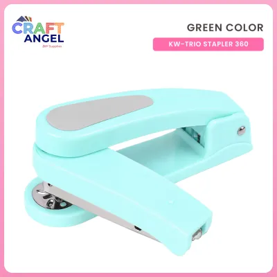 KW-TRIO 360 Rotation Stapler for Booklet Notebook Documents Office and Stationery 24/6 26/6 Size Staples 20 sheet Capacity