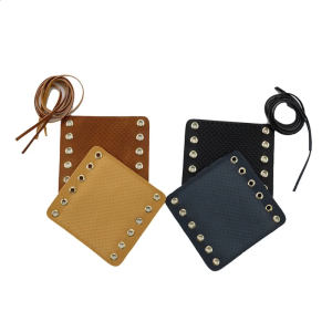 Motorcycles PU Leathers Handlebar Hand Grip Covers with Adjustable Strap Motorbike Handle Grip Pads Modifications