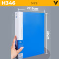 [SG SELLER] A4 File Organizer Stationery Transparent Loose Leaf Multi-Layer Waterproof Document Storage Folder Bag. 