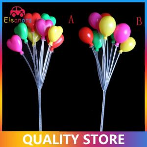 [Eleanor] Dollhouse thu nhỏ 1:12 phòng khách nhựa nhiều màu bóng chuỗi Đồ chơi