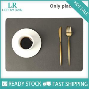 LF Wholesale✨Flash Sale ✨ Double-layer Leather Table Mat Nordic Heat-proof Placemat Insulation Waterproof Oil-proof Table Mats For Home Hotel Decoration