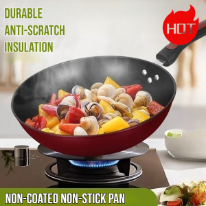 Titanium pan second generation non-coated non-stick pan Stainless Steel wok Pan Scratchproof frying pan cookware set