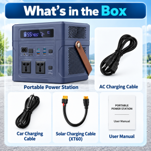 UAPOW ZP1000 Portable Power Station 902.4Wh 1000W Lifepo4 Battery 282000mAh Solar Generator for Outdoor Camping Hiking