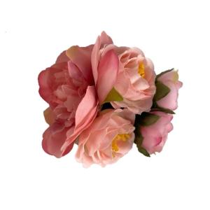 Kẹp tóc hoa giả thanh lịch cho phụ nữ phong cách phụ kiện tóc với kẹp tóc barrette hoa thời trang Kẹp bảo vệ