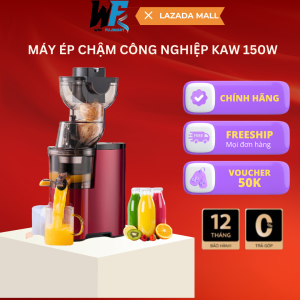 Máy ép chậm công nghiệp KAW Công suất lên đến 150W Ép Hoa Quả Trái Cây Giữ Trọn Dinh Dưỡng Bảo hành 1 đổi 1