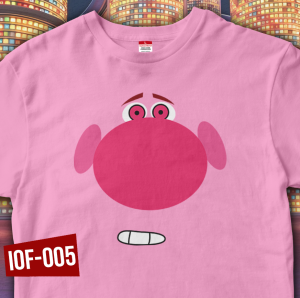 Inside out faces Joy Anxiety Sadness Embarassment Envy Design T-shirt High quality