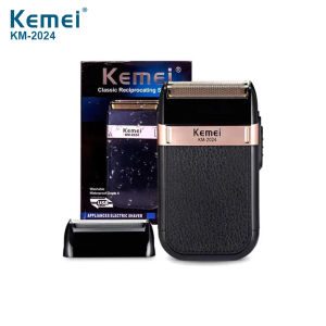 Shaver Kemei KM-2024 Shaving Alat Cukur Jenggot Kumis Shaver Barbershop Original