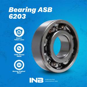 Laker Bearing 6203 ASB Bearing Nap Gear Supra X 125 Supra Fit Cvt Mio 5TL INB Original ASB