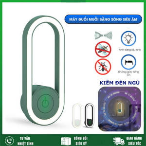 Máy Đuổi Muỗi Bằng Sóng Siêu Âm Đèn Đuổi Muỗi Kiêm Đèn Ngủ An Toàn Cho Người Và Vật Nuôi.