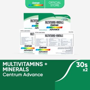 Centrum Advance Multivitamins and Minerals 30s x2