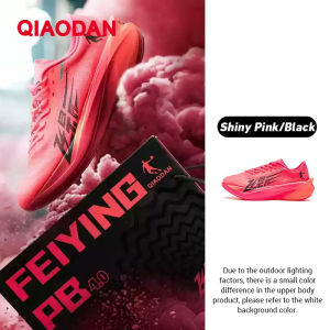 Qiaodan Feiying Giày chạy cho nữ PB4 đầy đủ lòng bàn tay Tấm carbon nhẹ Marathon chuyên nghiệp BM22240299