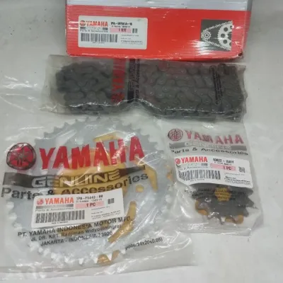 Gearset Girset Gir Gear Set Rantai Rante Vixion New NVA NVL 2013-2016