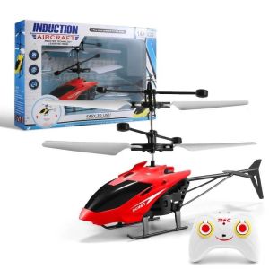 Remote Control Helicopter Aircraft USB Rechargeable Infrared Induction Toys For Kids