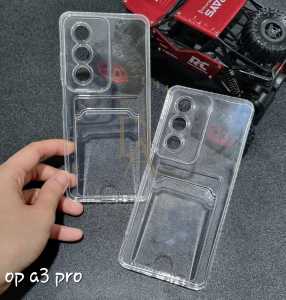 Case oppo a60 oppo a3 pro oppo a5 pro card case bening slot kartu soft case