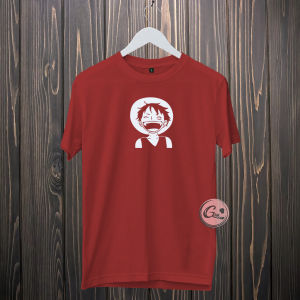 Baju Kaos Distro Luffy Tawa  Katun Combed   Dewasa  Oblong  Premium Jumbo Murah Terbaru Kekinian Bandung