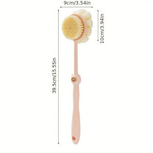 Double-sided bath brush Back Skin Scrubber Massage Body Soft Shower Brush Bathroom Tool Body Skin Care Brush 洗澡刷